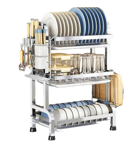 Escurridor de 3 niveles, de alta durabilidad.